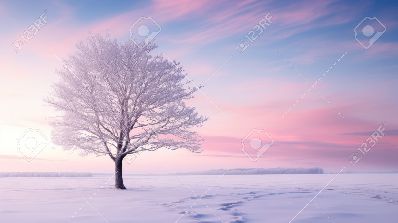 穏やかな不思議の国の風景の中に、雪に覆われた枝と日の出の輝きがある平和な冬の風景, 冬, 枝, 雪背景壁紙画像素材無料ダウンロード - Pngtree, image size:1300x729