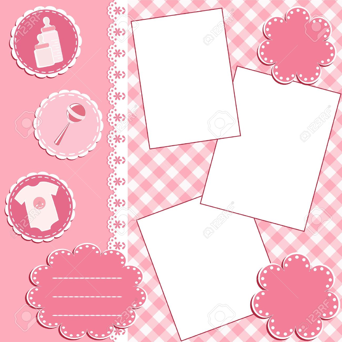 baby album page royalty free cliparts vectors and stock baby albumn