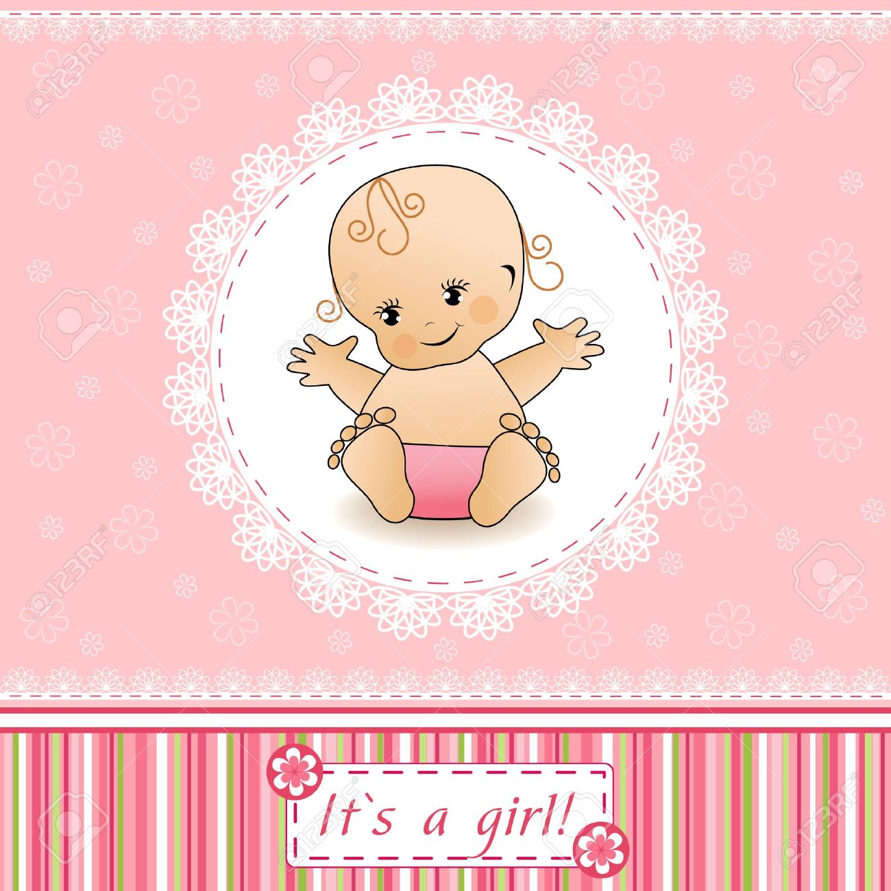 baby shower cards for girl