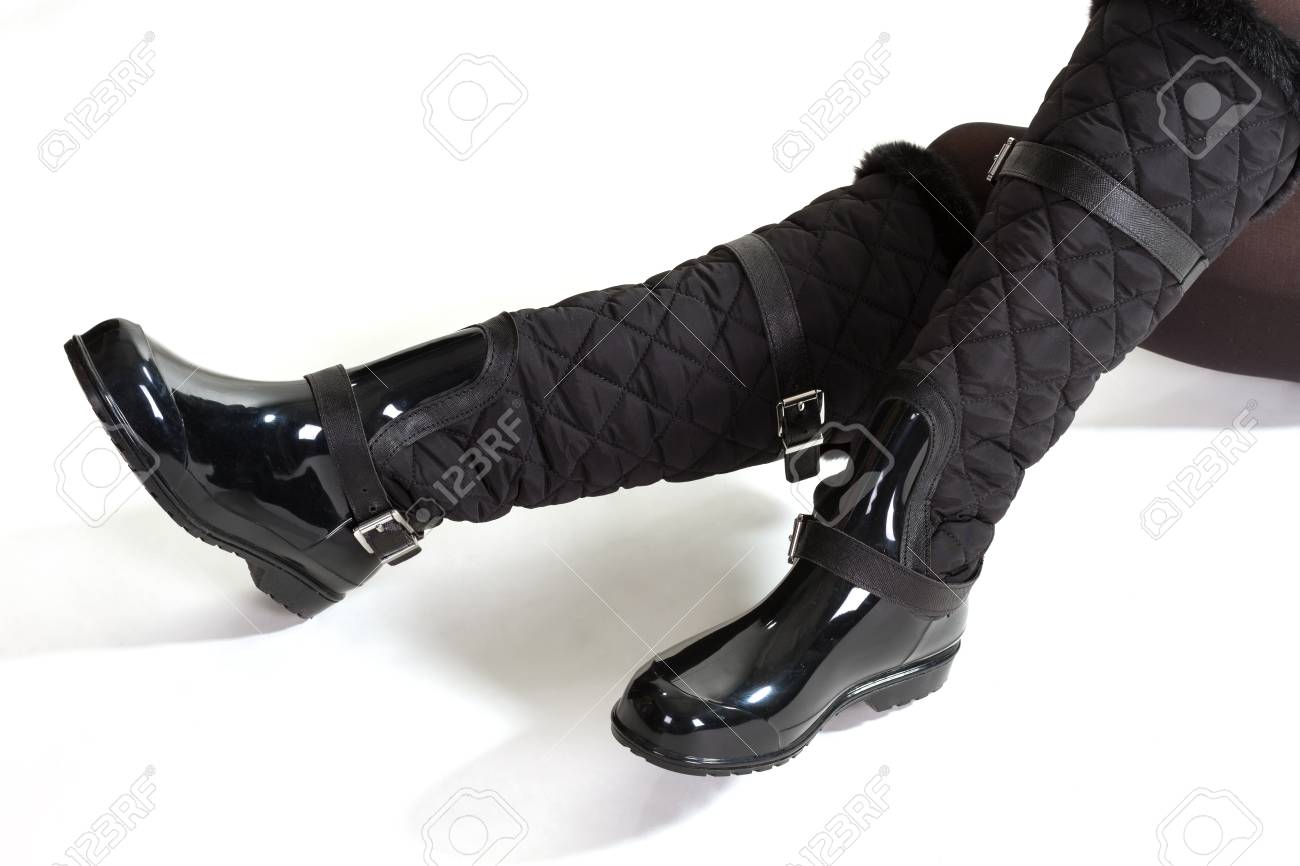 stylish rubber boots