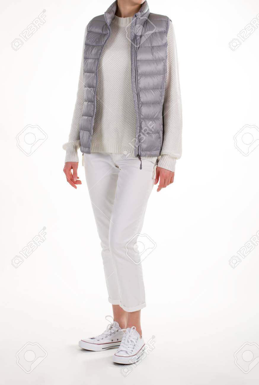 vest over sweatshirt