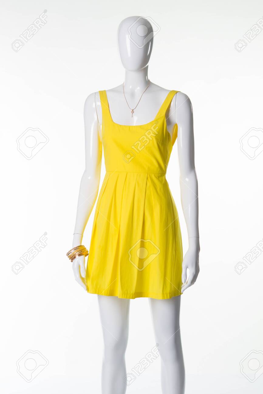 bright yellow sundress