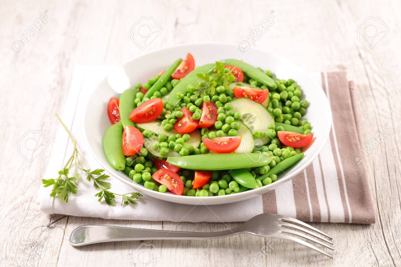green pea, bean, cucmber and tomato salad - 130048822 green pea, bean, cucmber and tomato salad - 130048822