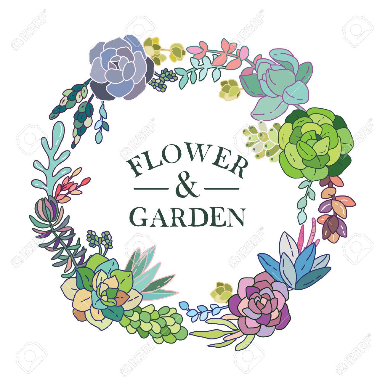 ベクトル多肉植物のリース サボテンと多肉植物のヴィンテージ ラウンド フレーム のイラスト素材 ベクタ Image ベクトル多肉植物のリース サボテンと多肉植物のヴィンテージ ラウンド フレーム のイラスト素材 ベクタ Image