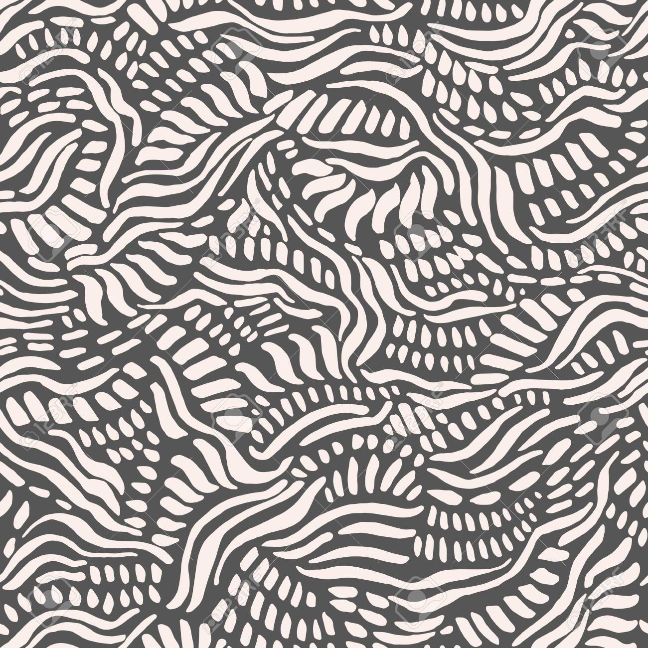 Abstract seamless pattern background, vector minimalistic liens texture. Trendy modern organic shape doodle lines pattern - 144865747 Abstract seamless pattern background, vector minimalistic liens texture. Trendy modern organic shape doodle lines pattern - 144865747
