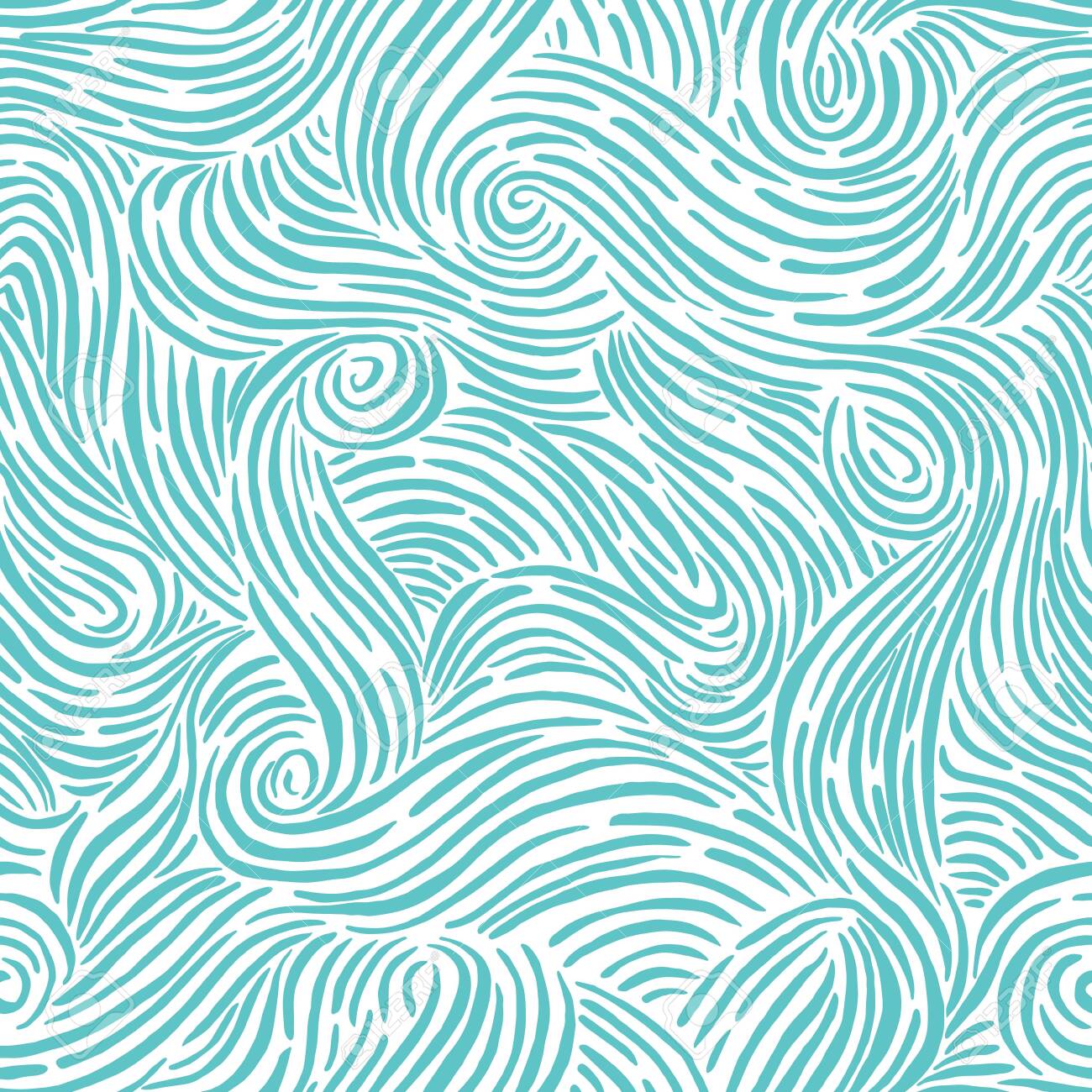 Seamless pattern with waves. Design for backdrops with sea, rivers or water texture. Repeating texture. Surface design. - 152348776 Seamless pattern with waves. Design for backdrops with sea, rivers or water texture. Repeating texture. Surface design. - 152348776