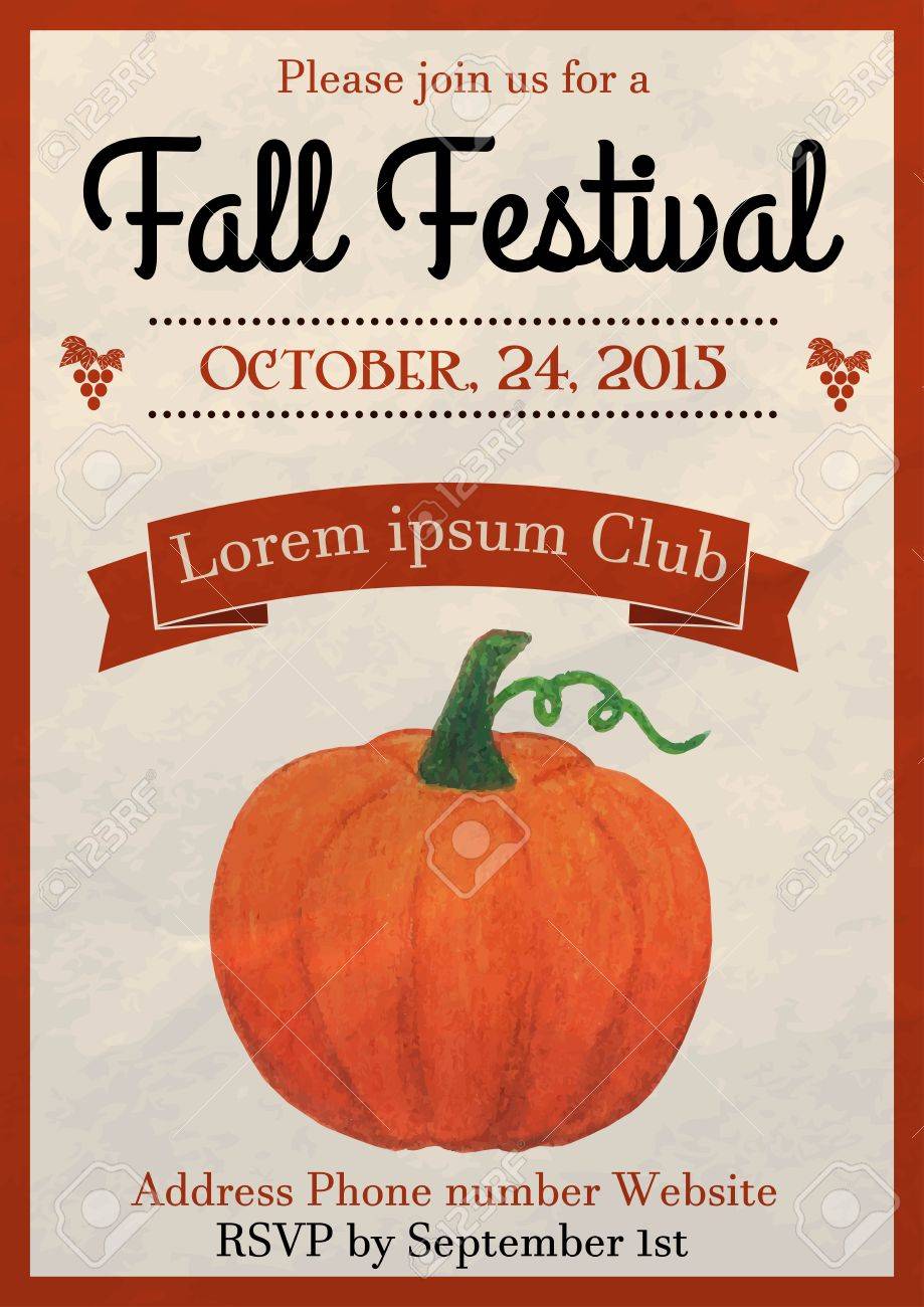 fall festival flyer