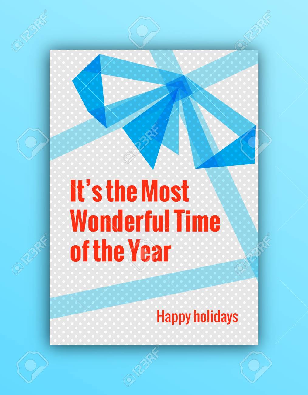 merry christmas greeting card trendy minimal design for posters
