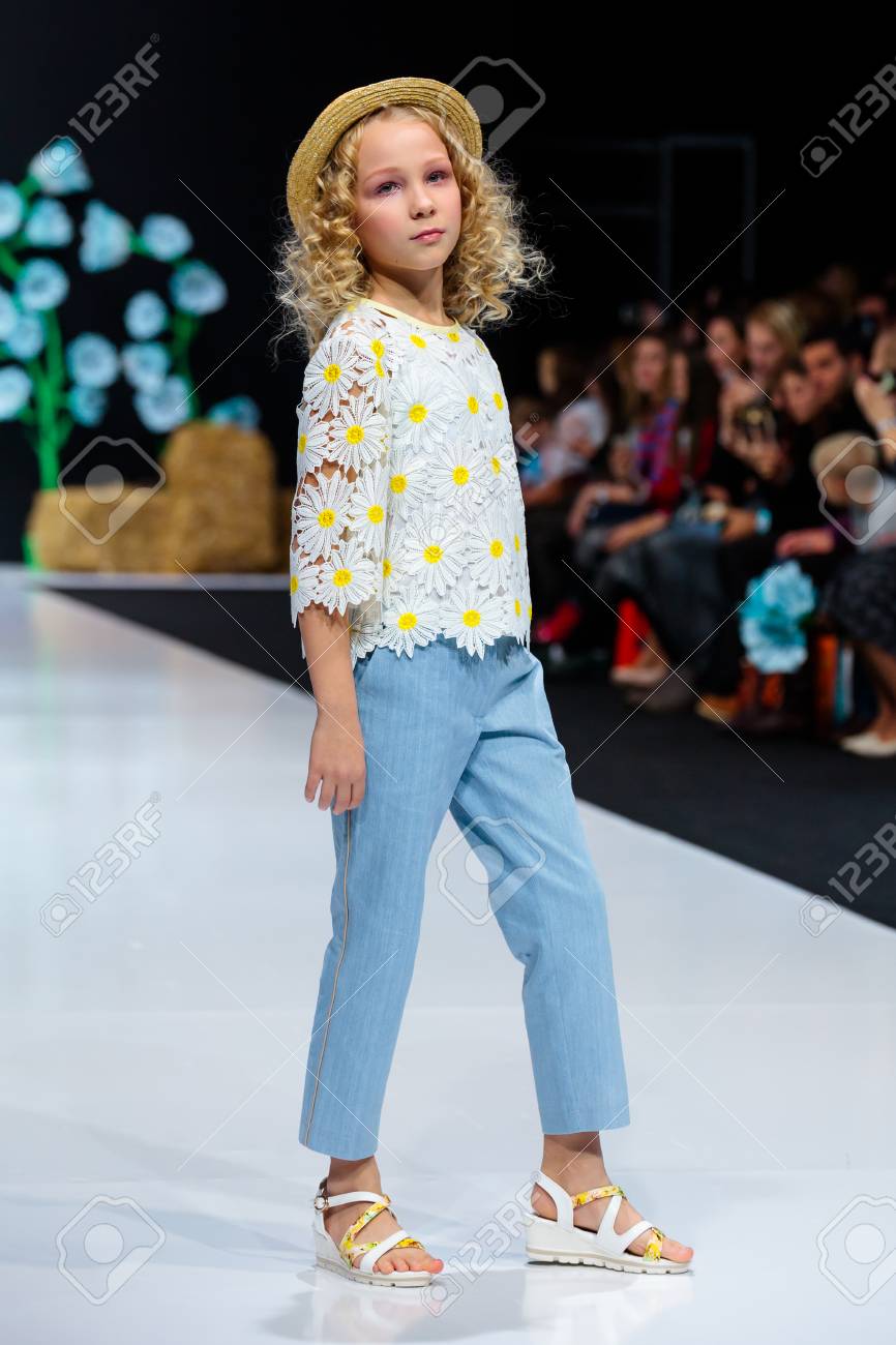 Moscow Russia October 28 2017 Model Walk Runway For Lana2rock Stock Photo Picture And Royalty Free Image Image 88737933