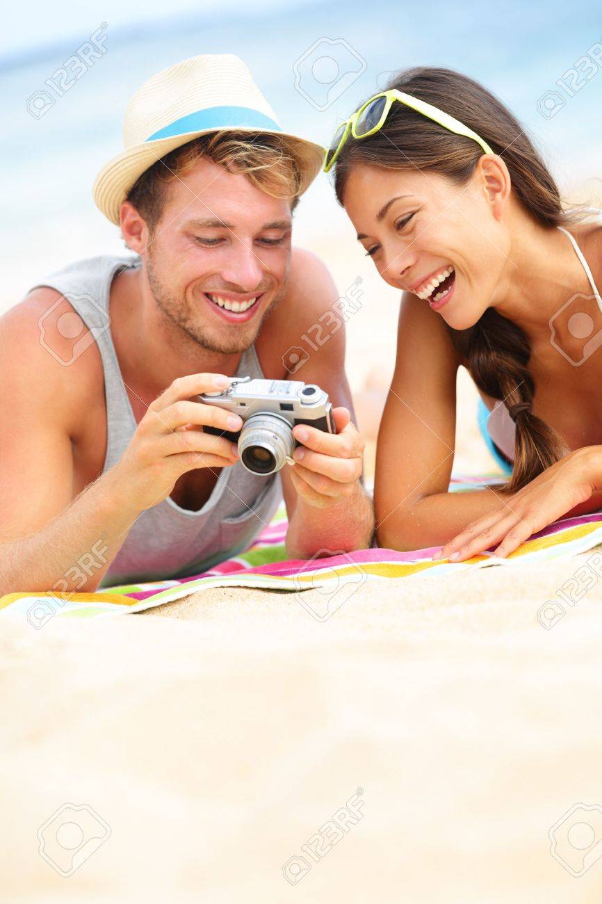 Interracial tropical vacation