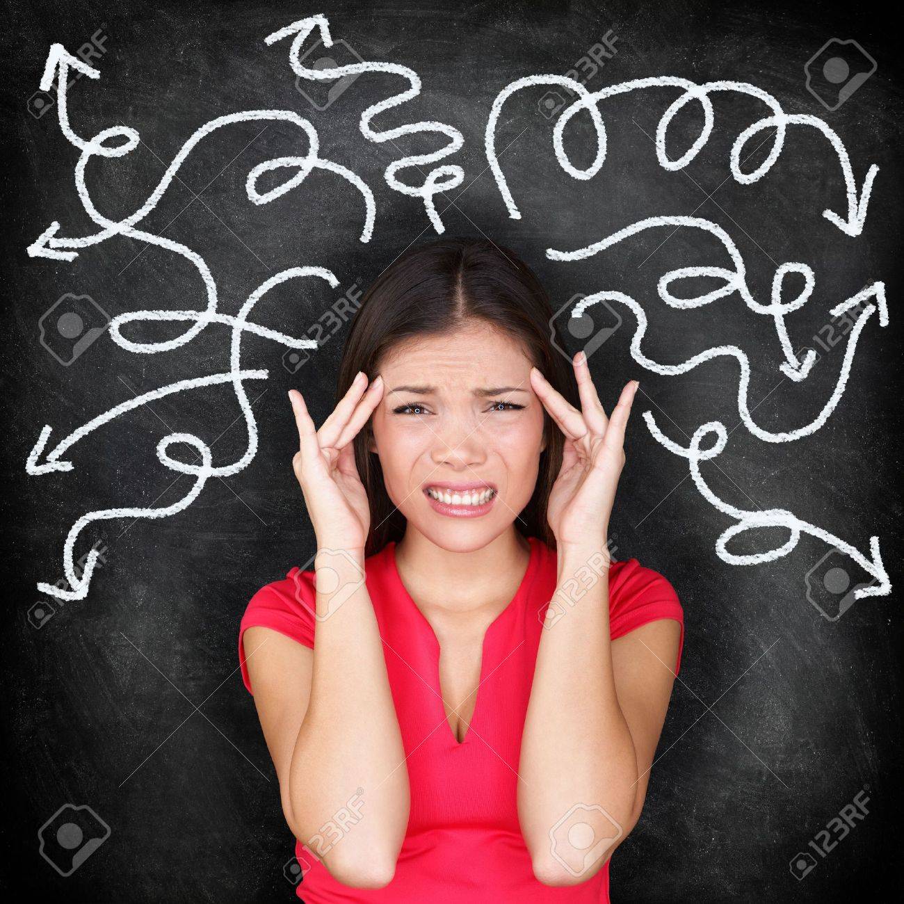 confused woman people feeling