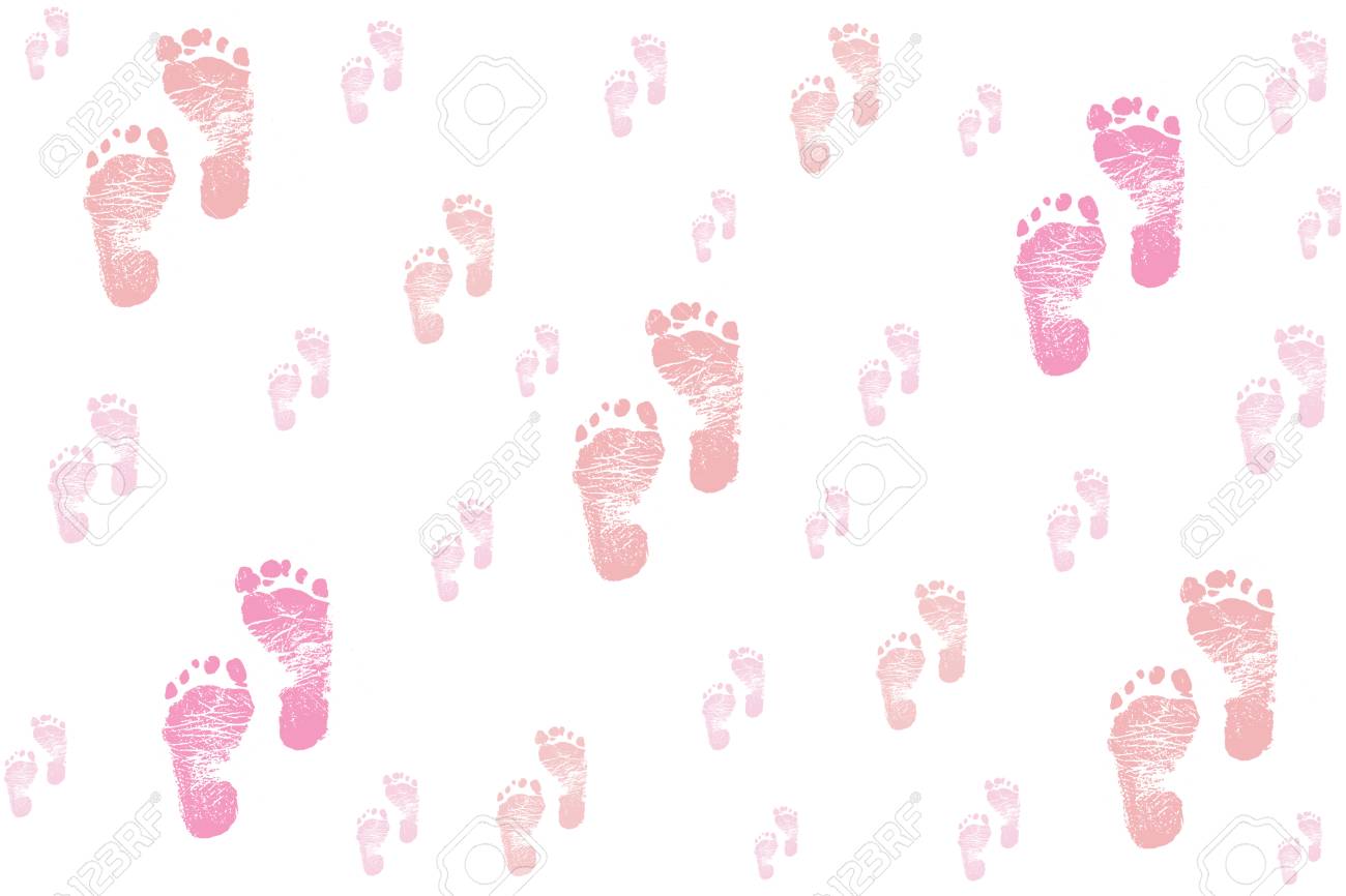 Fond De Bebe Fille Empreintes Banque D Images Et Photos Libres De Droits Image