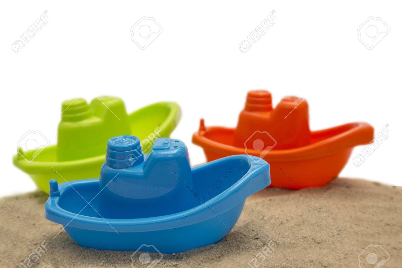 plastic toy boat
