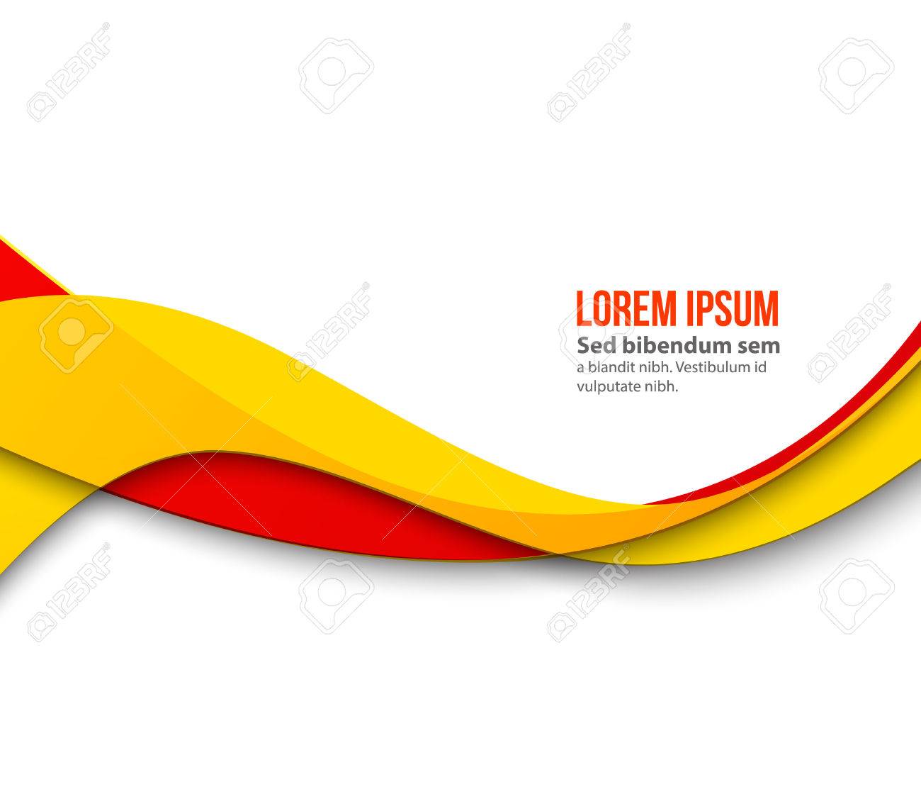 Resumen De Movimiento Suave Del Vector De Onda De Color Lineas Naranjas Curva Ilustraciones Vectoriales Clip Art Vectorizado Libre De Derechos Image 55515885