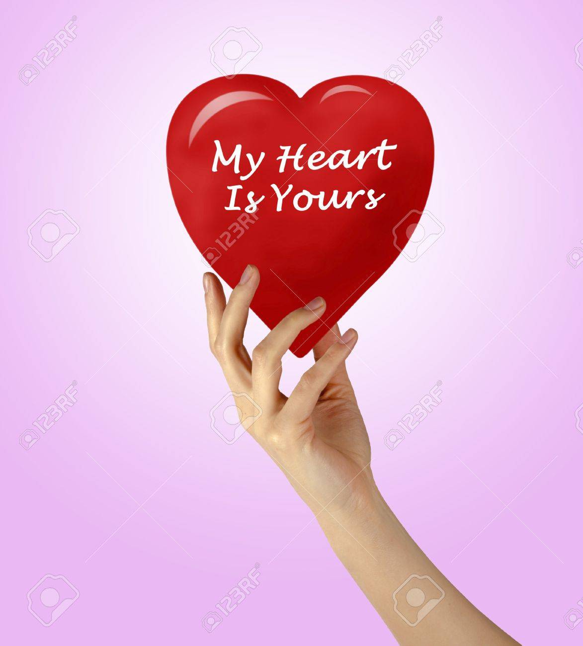 My Heart Is Yours Stock Photo, Picture and Royalty Free Image. Image  17572422.