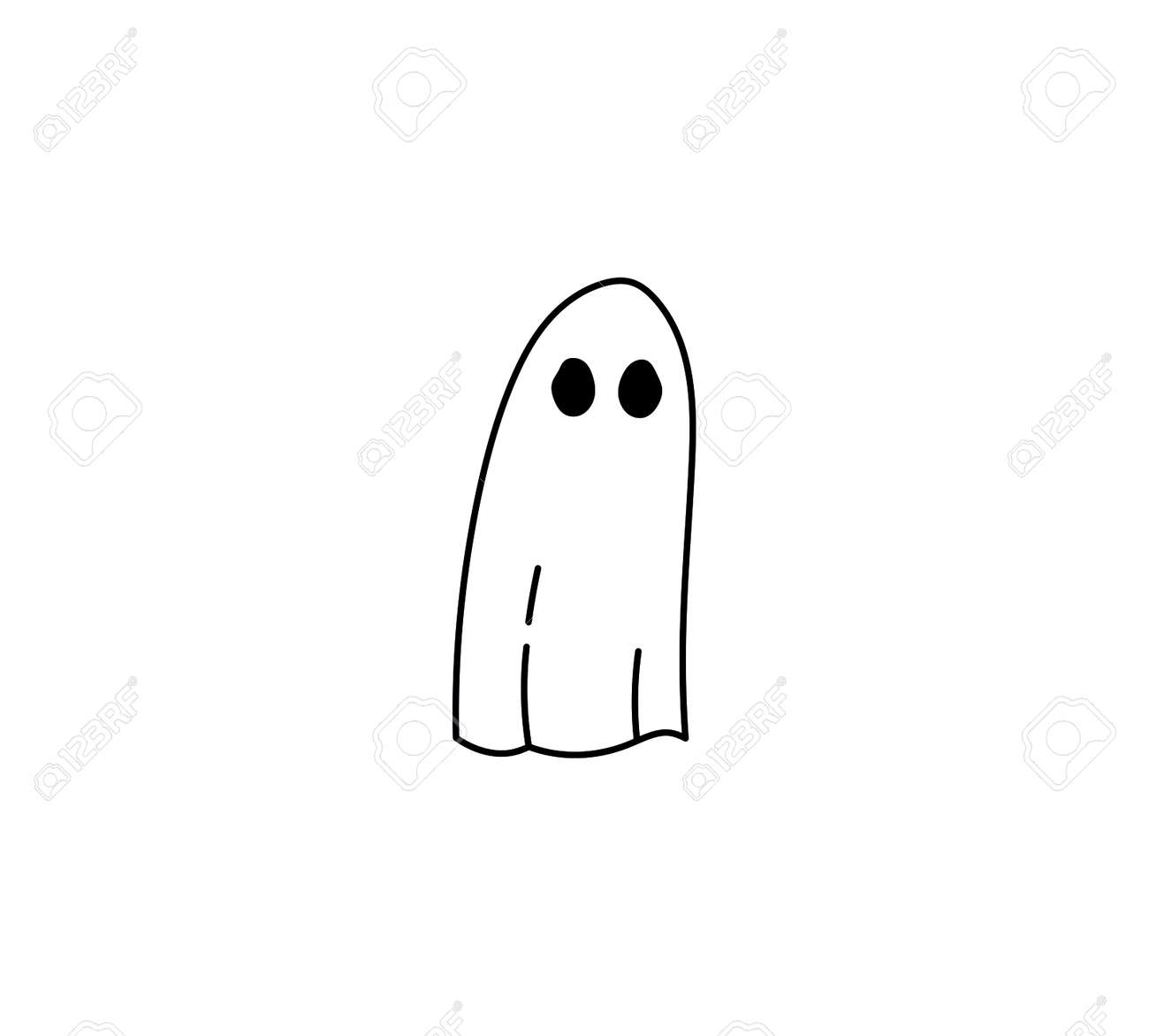 Ghost cartoon drawing best sale