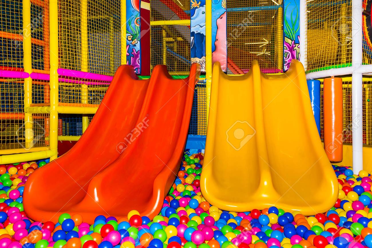 large childrens slide