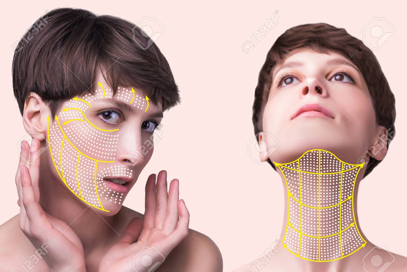 Young Female With Clean Fresh Skin Beautiful Woman Female Face