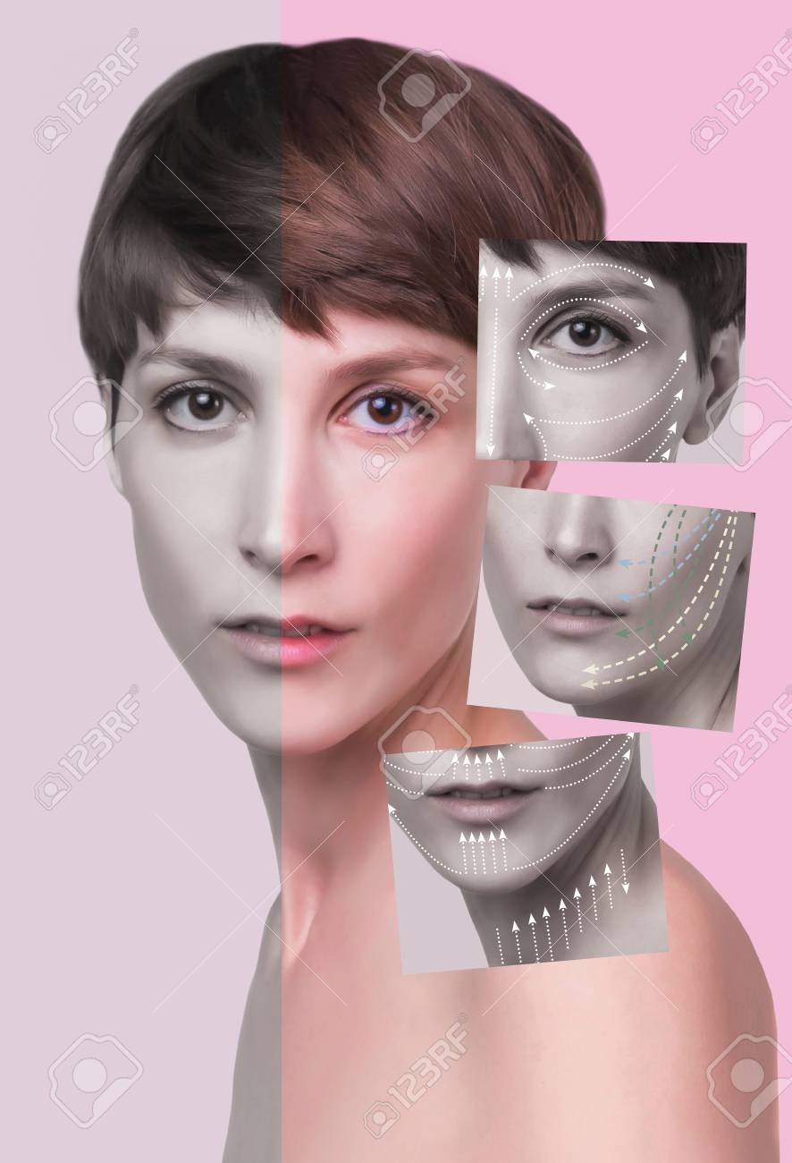 Young Female With Clean Fresh Skin Beautiful Woman Female Face