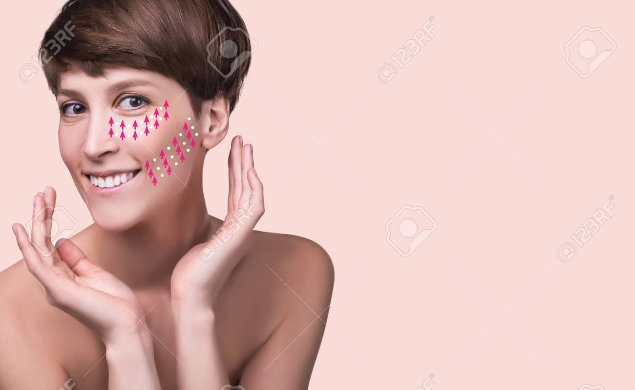 Young Female With Clean Fresh Skin Beautiful Woman Female Face