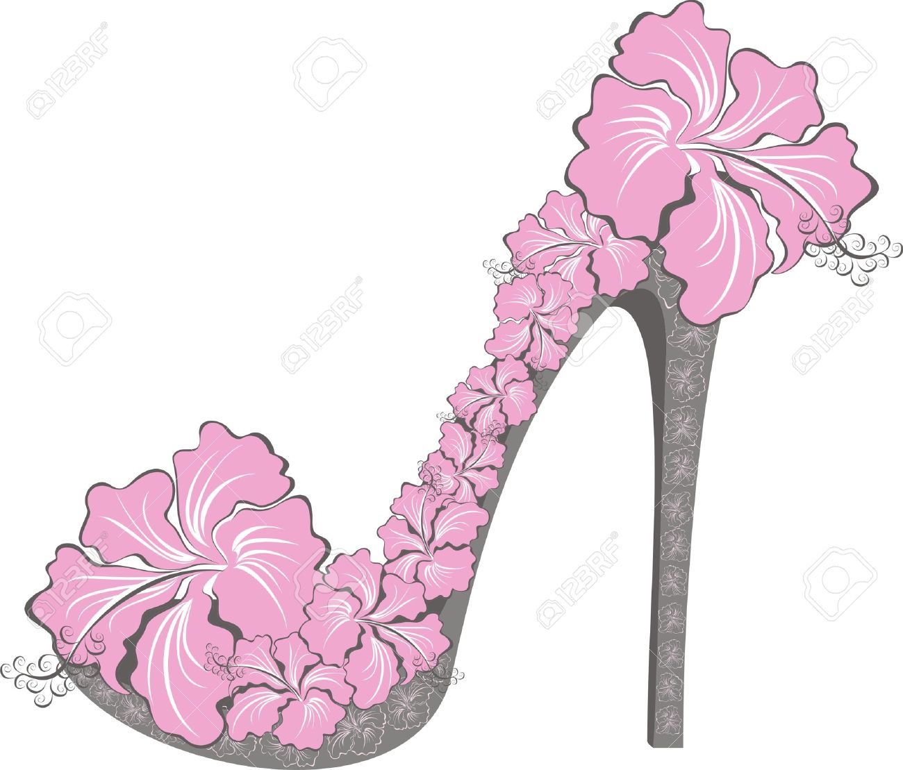 hibiscus shoes