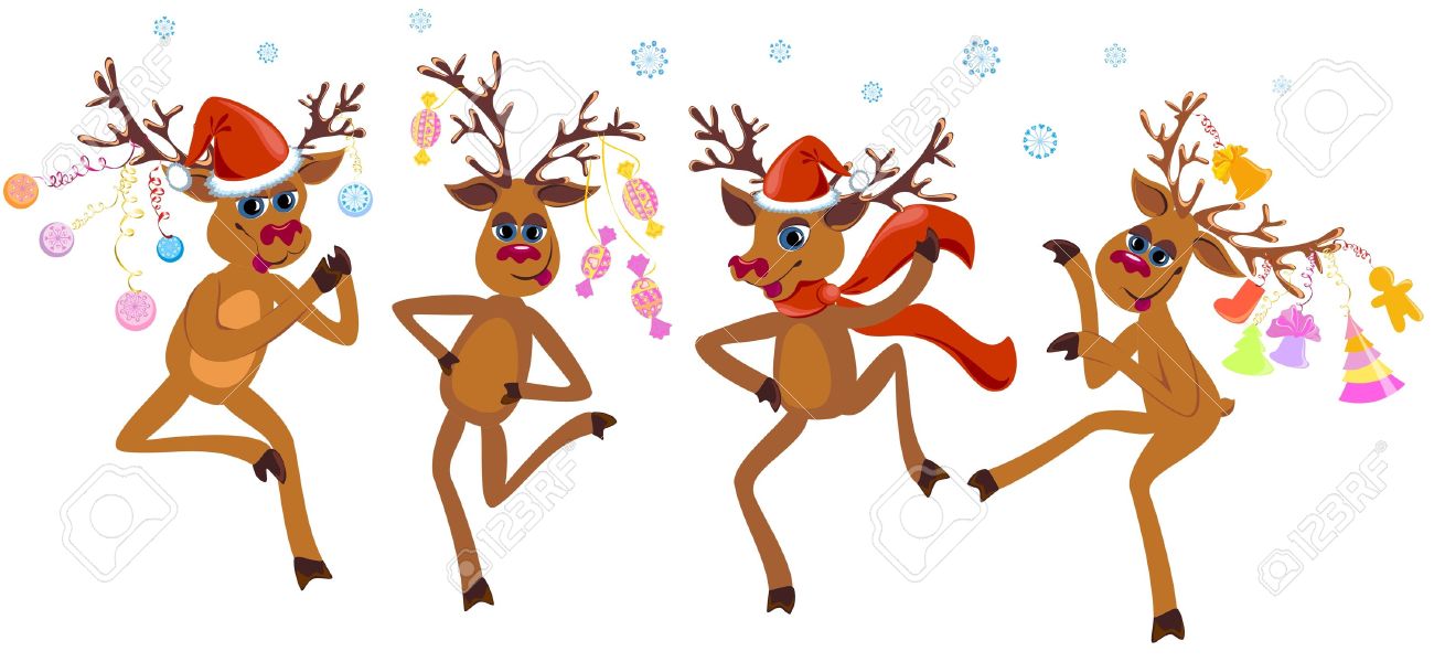 funny xmas reindeer