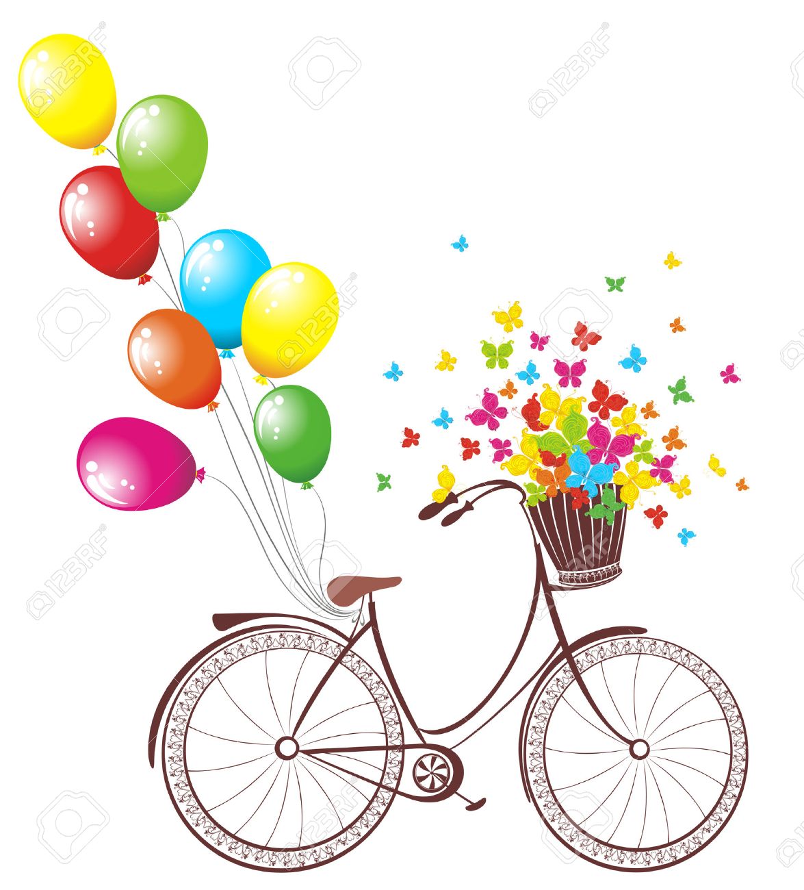 card balloons
