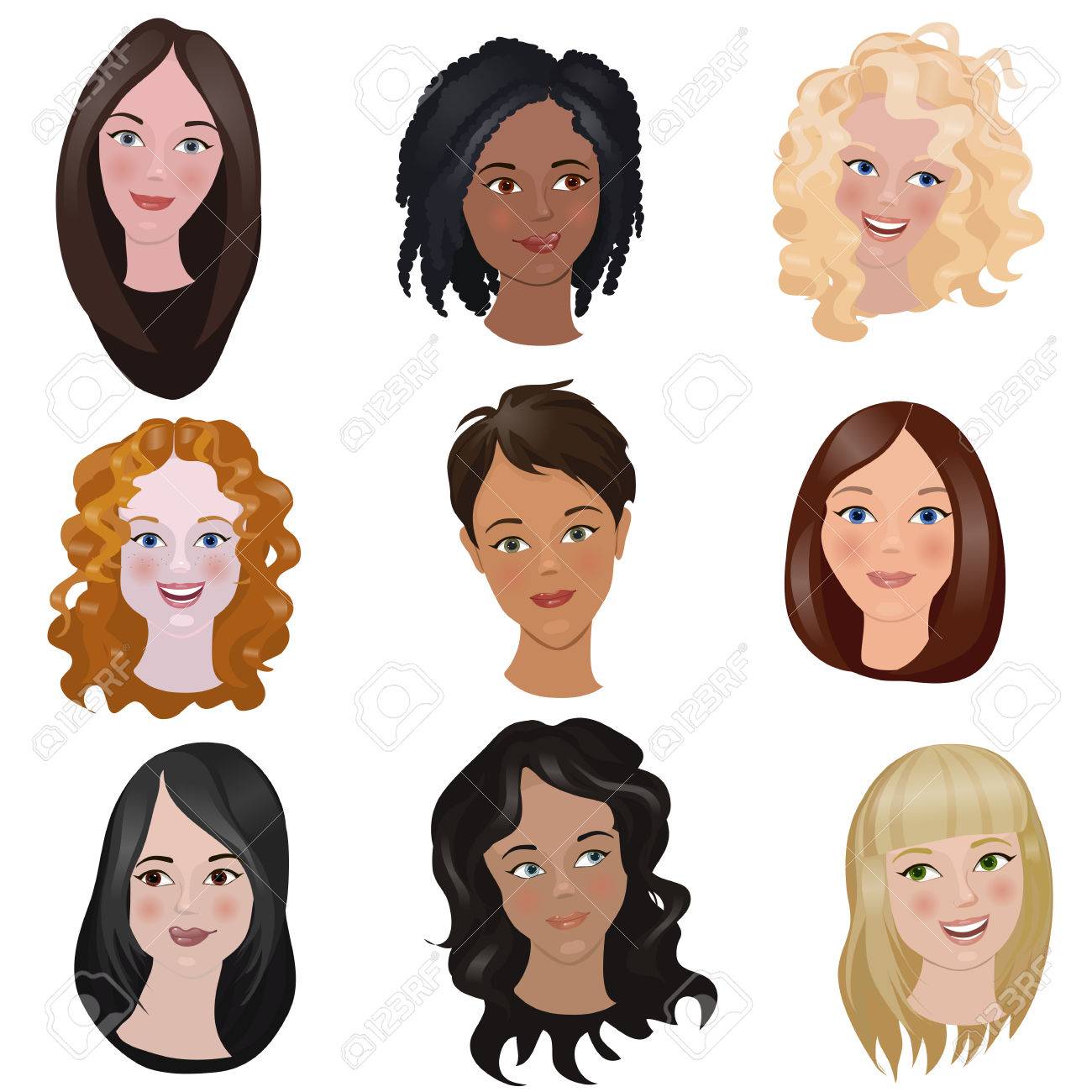 様々 な髪のスタイルを持つ美しい若い女の子の可愛いイラスト のイラスト素材 ベクタ Image 5502 様々 な髪のスタイルを持つ美しい若い女の子の可愛いイラスト のイラスト素材 ベクタ Image 5502