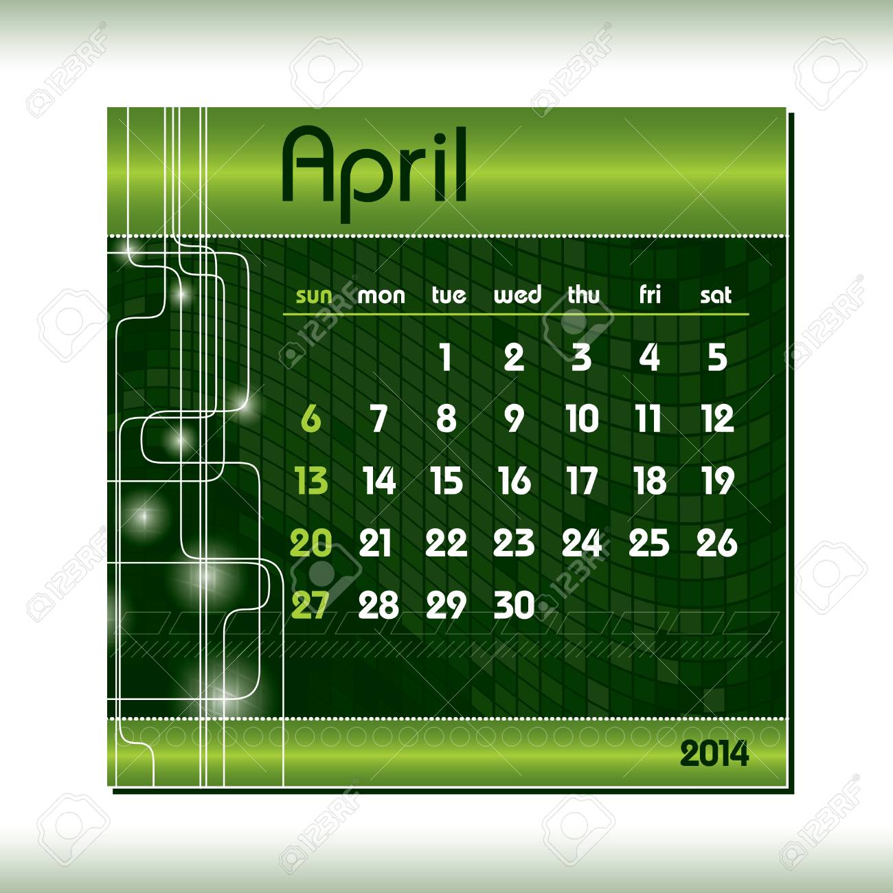 14 Calendar April Royalty Free Cliparts Vectors And Stock Illustration Image 2239