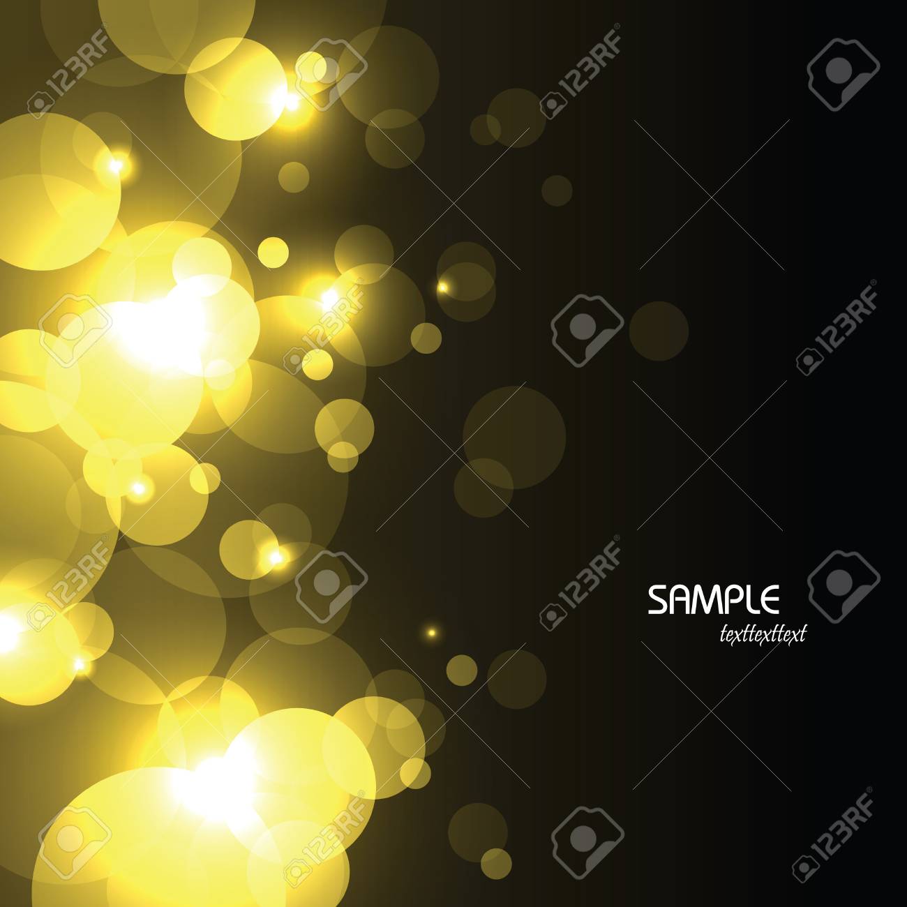 抽象的なベクトルの背景 黒と黄色の図 のイラスト素材 ベクタ Image