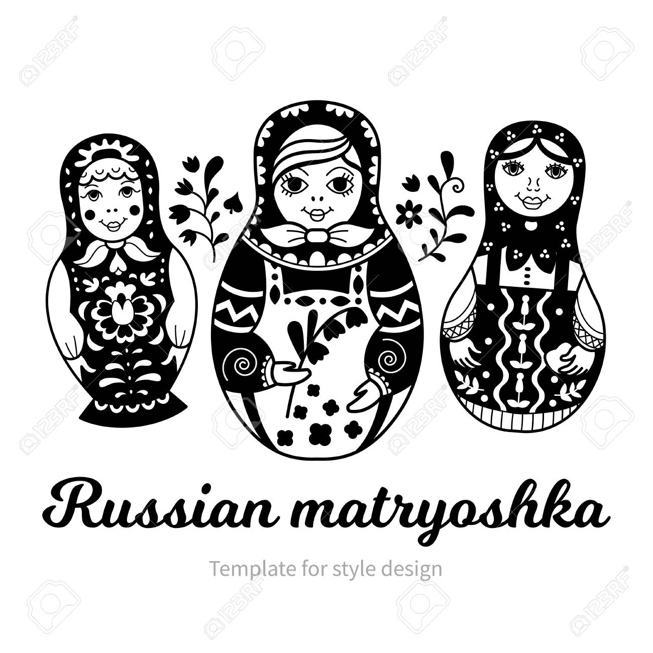 black matryoshka