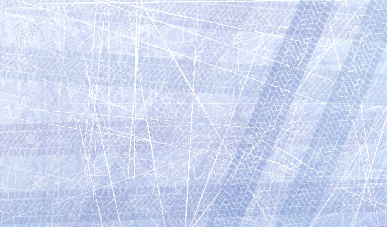 Tracos De Pneus De Carro No Gelo Textura Da Superficie Do Gelo Acompanhe Com Textura Separada Do Grunge Marcas De Pneus Piso Do Pneu Marcas Do Piso Esporte Corrida De Gelo Nas
