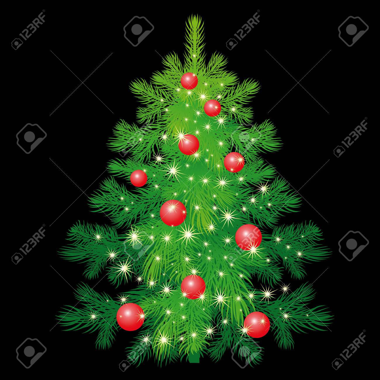 装飾クリスマス ツリー 黒の背景に分離された緑のトウヒ 照葉樹林の植物 モミまたはマツのイラスト デザイン ホリデー ギフト グリーティング カード 看板のテンプレートです のイラスト素材 ベクタ Image 装飾クリスマス ツリー 黒の背景に分離された緑のトウヒ 照葉樹林の植物 モミまたはマツのイラスト デザイン ホリデー ギフト グリーティング カード 看板のテンプレートです のイラスト素材 ベクタ Image