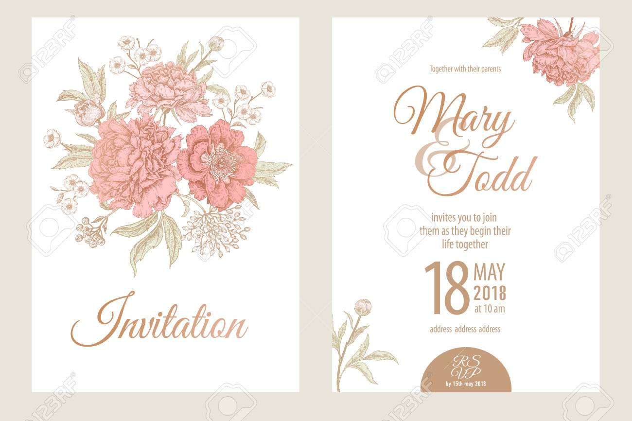 templates of wedding invitations cards decoration with garden garden invitations