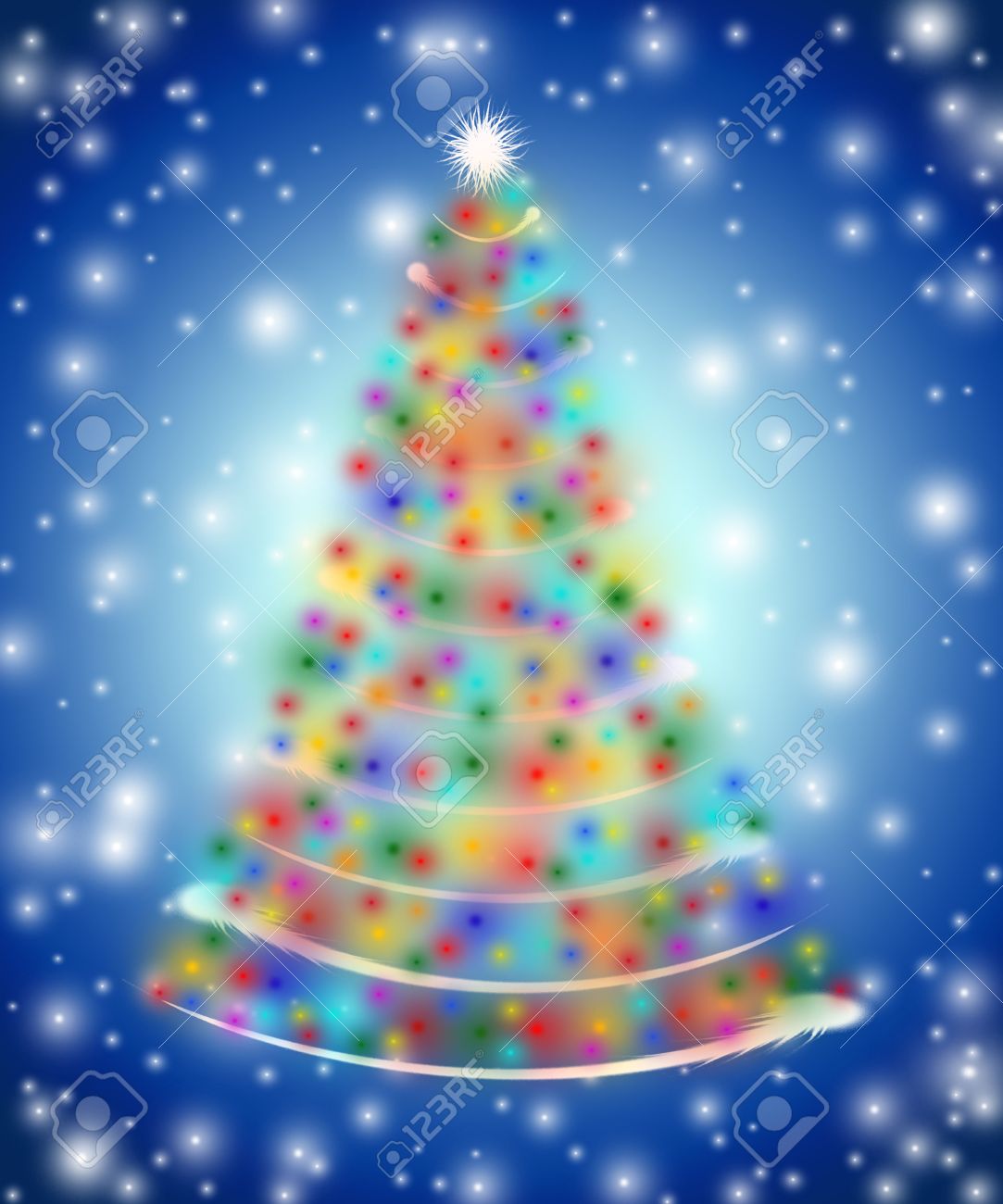 Albero Di Natale Rosa E Blu.Immagini Stock Albero Di Natale Tratte Da Bianco Rosso Giallo Arancio Rosa Viola Verde E Blu Le Luci Image 2163392