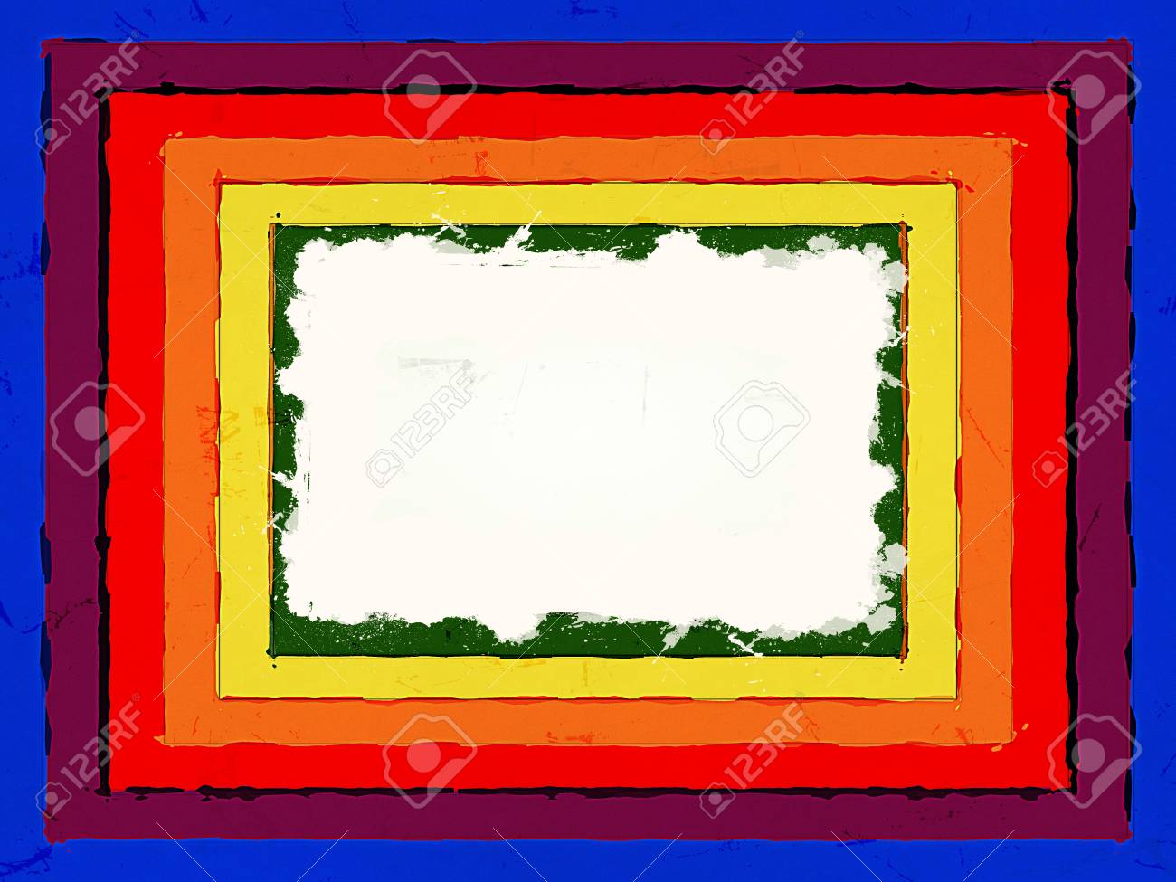 Differents Cadre Du Rectangle De Couleur Avec L Espace Blanc Banque D Images Et Photos Libres De Droits Image