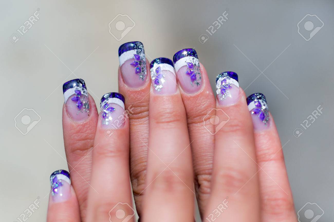 Female Polished Nails Stock Photo Picture And Royalty Free Image