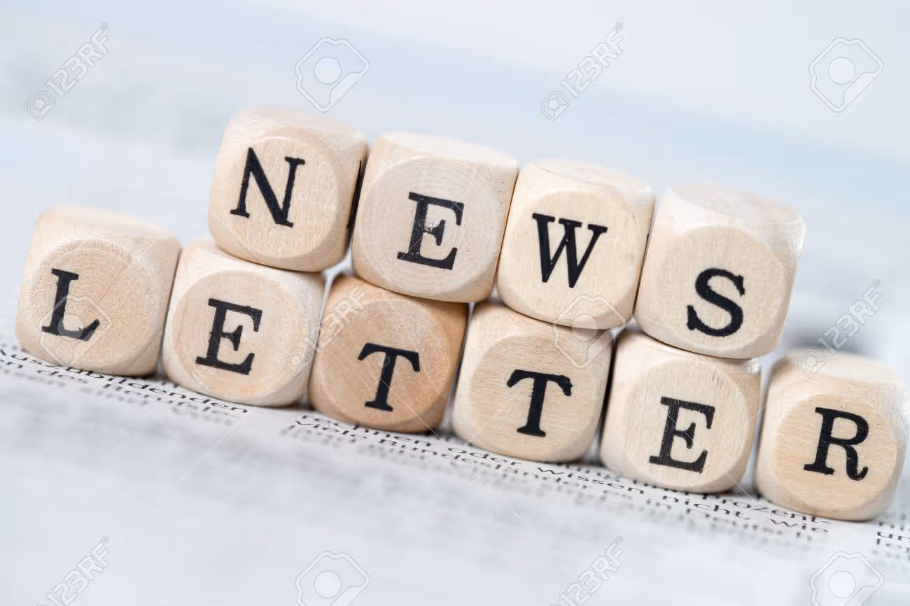 wooden cubes with the word newsletter - 72728041 wooden cubes with the word newsletter - 72728041