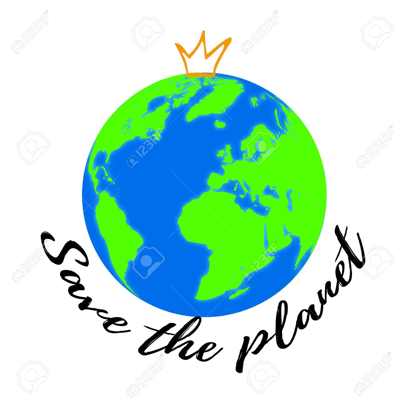Earth Day Save The Planet Concept Of Energy Saving And Ecology