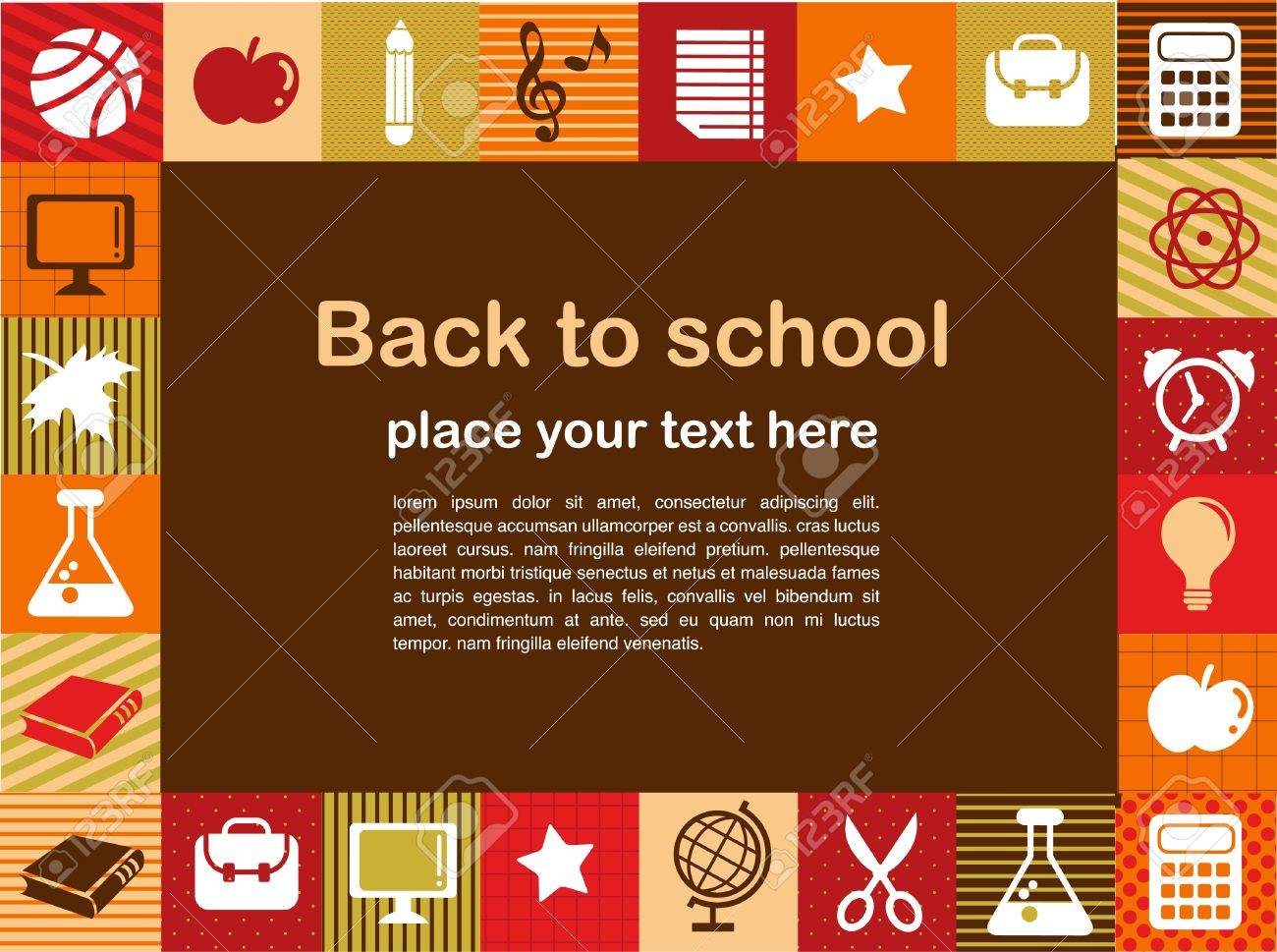 back to school - background with education icons - 9934700 back to school - background with education icons - 9934700