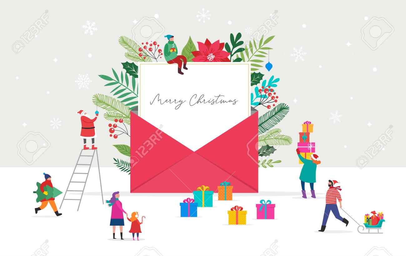 christmas letter coming out of envelope blank white paper for blank christmas letter template