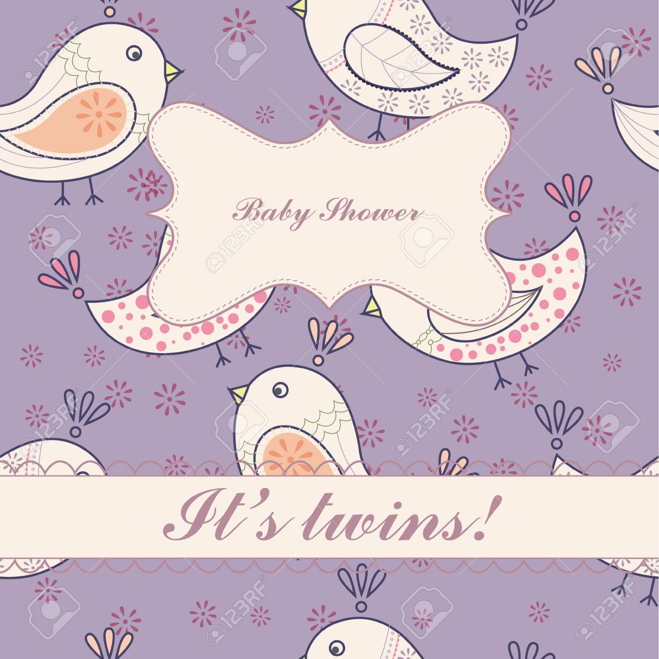 Vector Birds Baby Shower Twins Vintage Royalty Free Cliparts 52541742 Vector Birds Baby Shower Twins Vintage Photo 52541742 Stock Vector Vector Birds Baby Shower Twins Vintagehtml