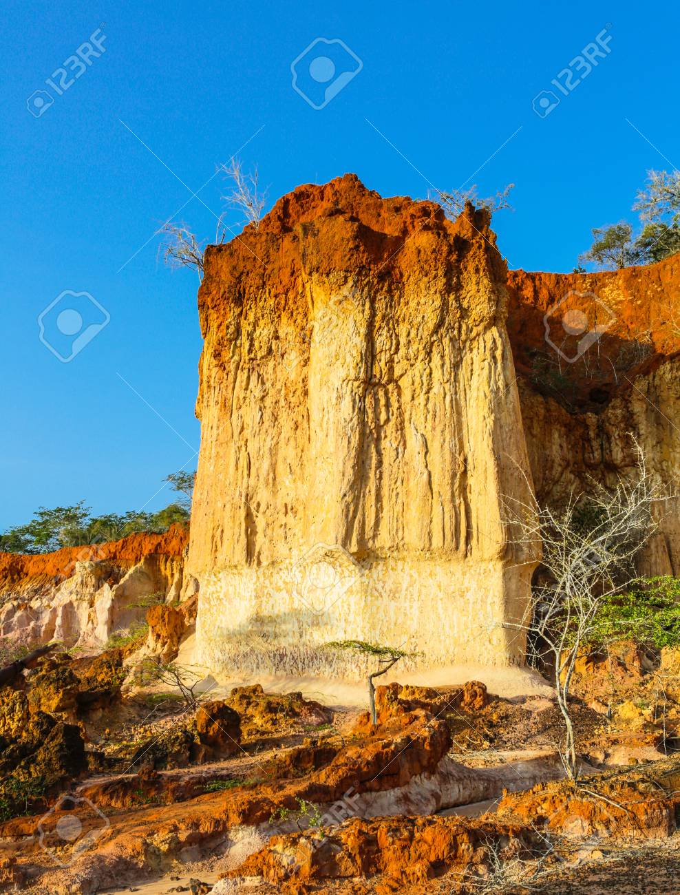 ヘルズ キッチン地層 Marafa ケニアのマリンディにある地域 の写真素材 画像素材 Image