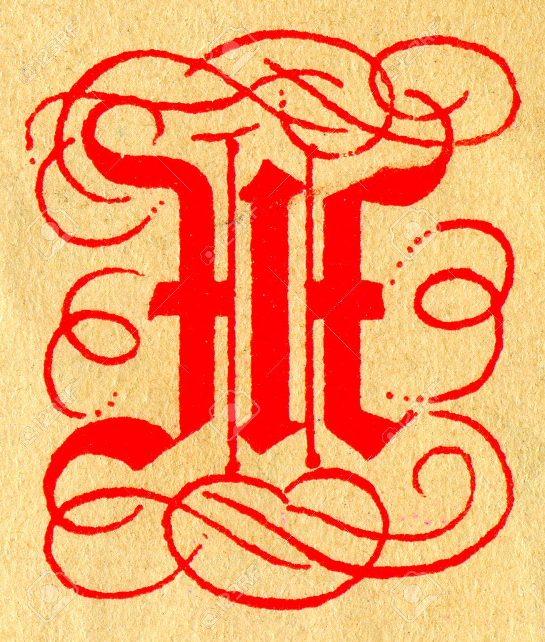 名前がイニシャル H の写真素材 画像素材 Image