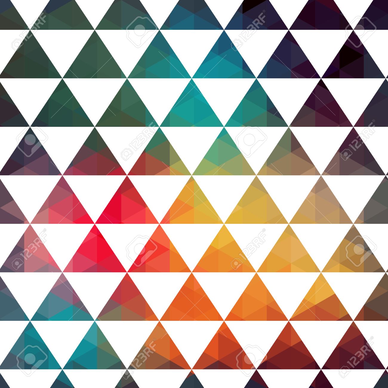 vector triangles pattern modern hipster pattern colorful texture