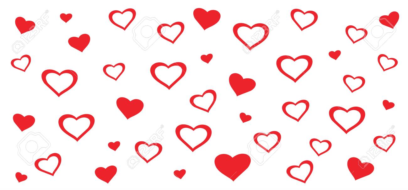 Premium Vector Universal love valentines banner background with hearts design for special days womens day valentines day birthday mothers day fathers day christmas wedding and event celebrations