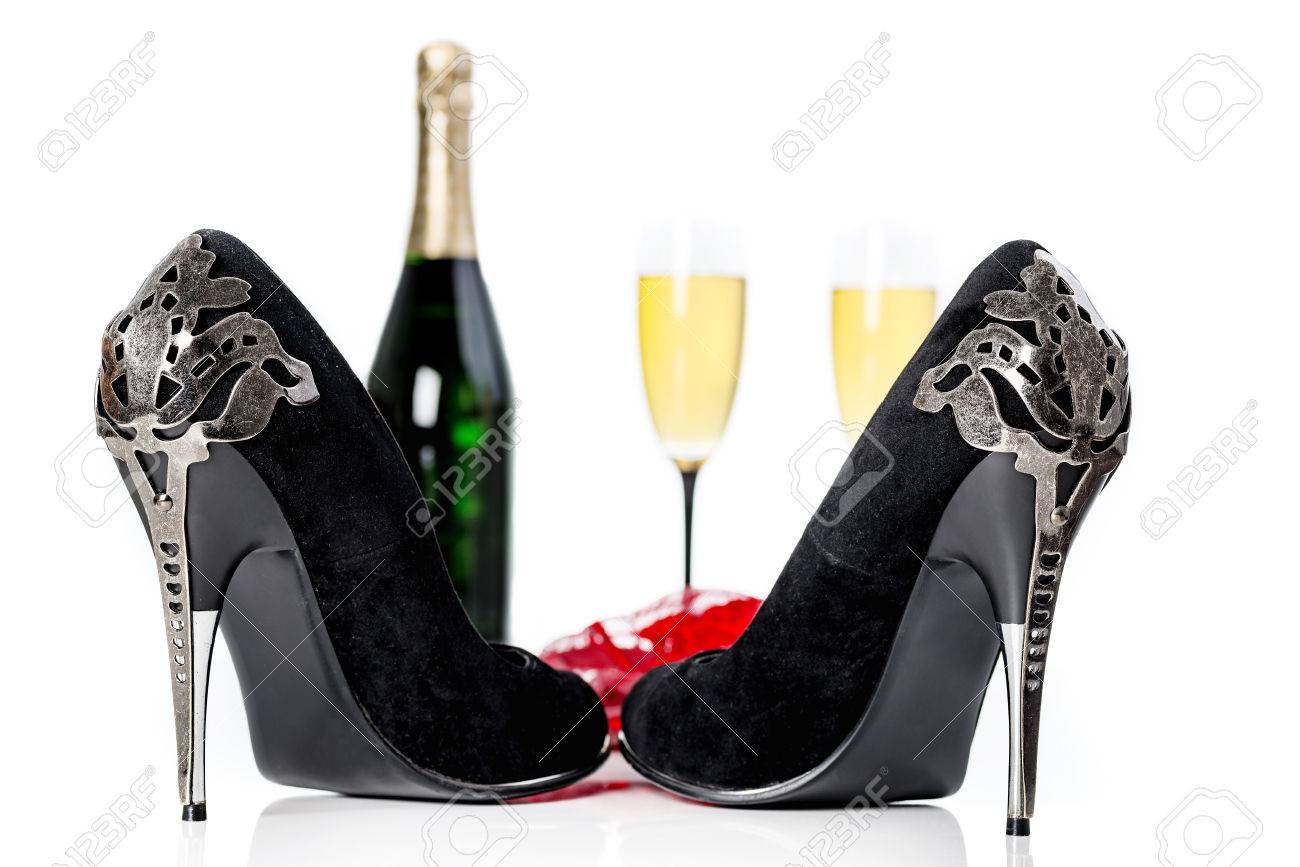 high heels champagne