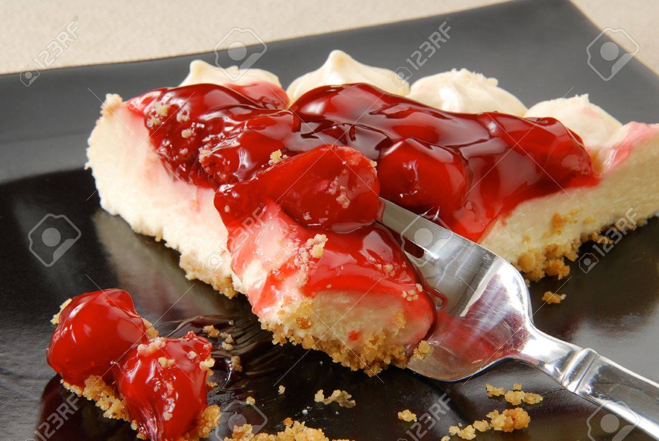 クリーミーなチーズケーキ グラハム クラッカーの皮 の写真素材 画像素材 Image 1437