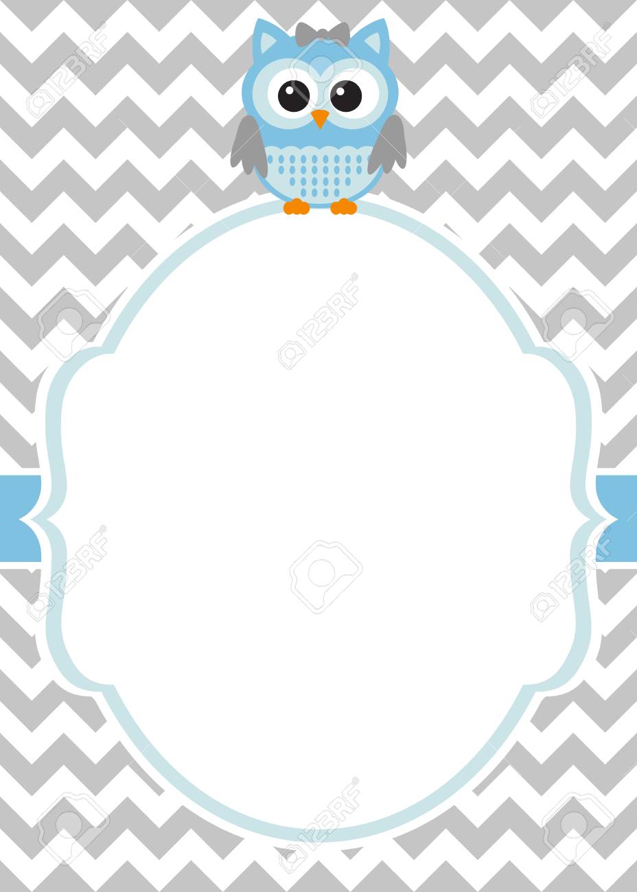 baby shower baby boy invitation card template royalty free baby boy template