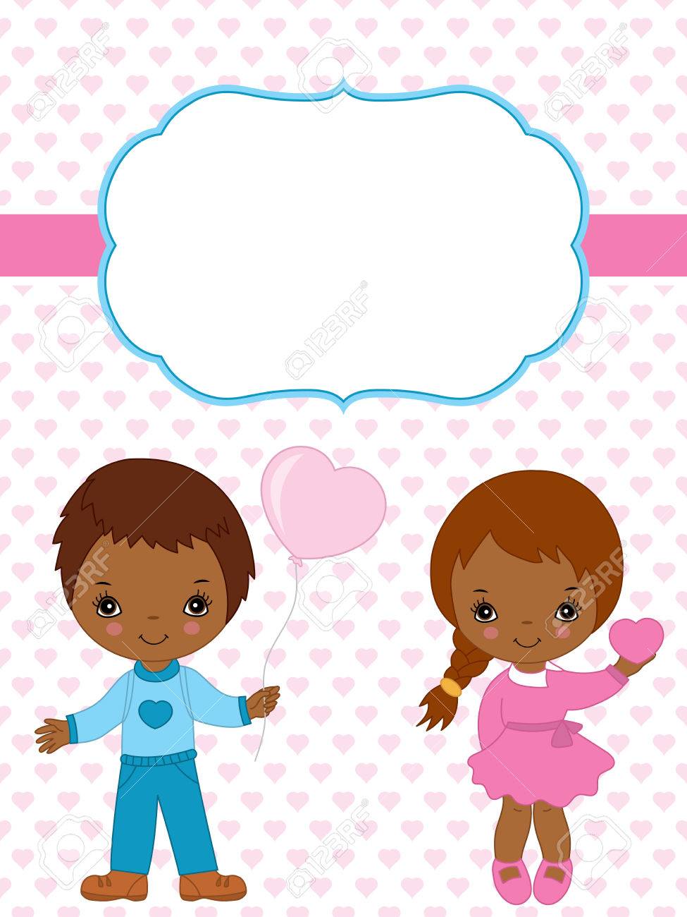 kids valentines day background